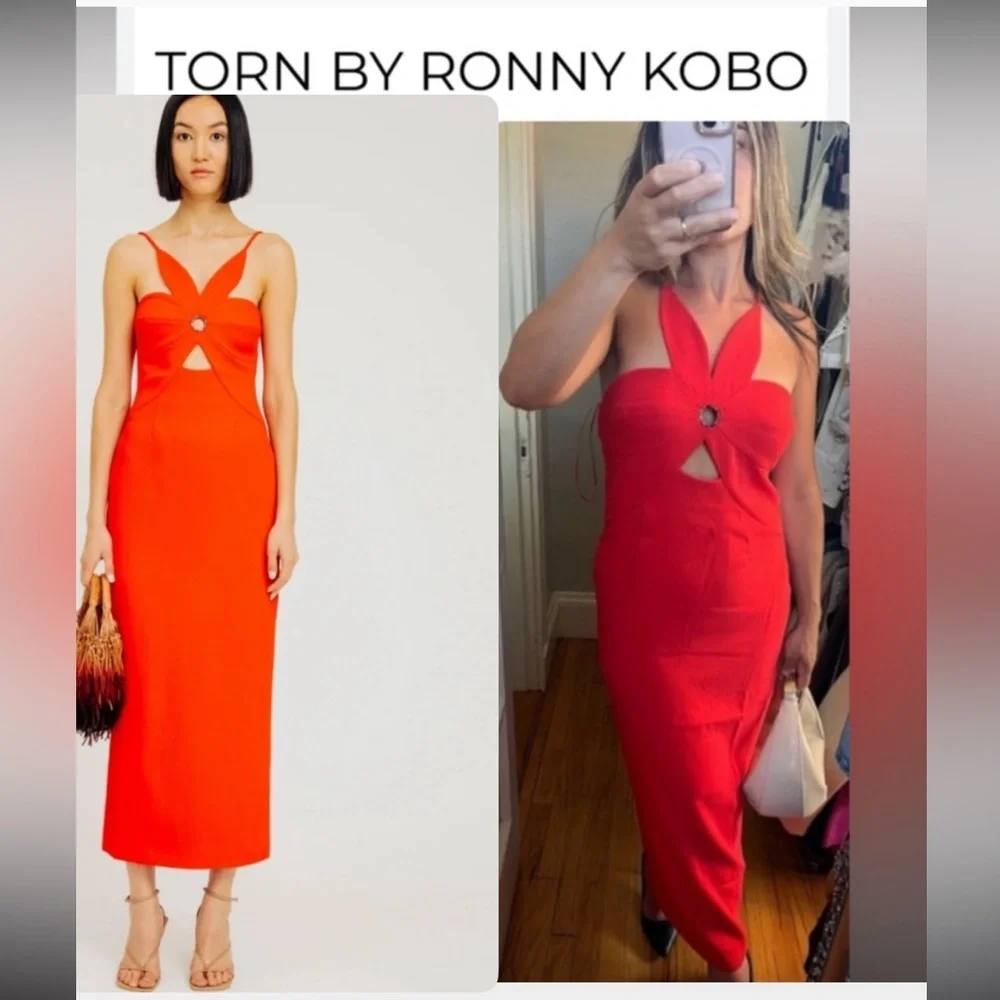 NWT Torn by Ronny Kobo  size XS 
🚨FIRM PRICE NO DISCOUNT_6